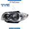 Left Headlight, NORMAL for BMW 2 Series E87 (2004-2007) models, Part Number TYC-63126924485